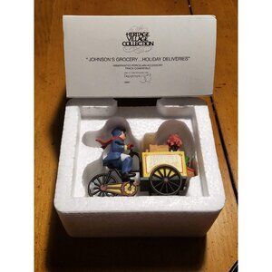 "Johnson's Grocery…Holiday Deliveries" #58897 Heritage Village Collection